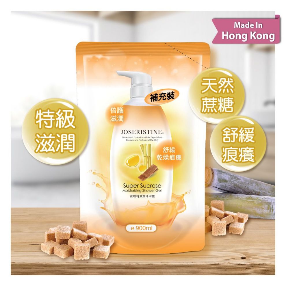 Choi Fung Super Sucrose Moisturizing Shower Gel (Refill) 900ml