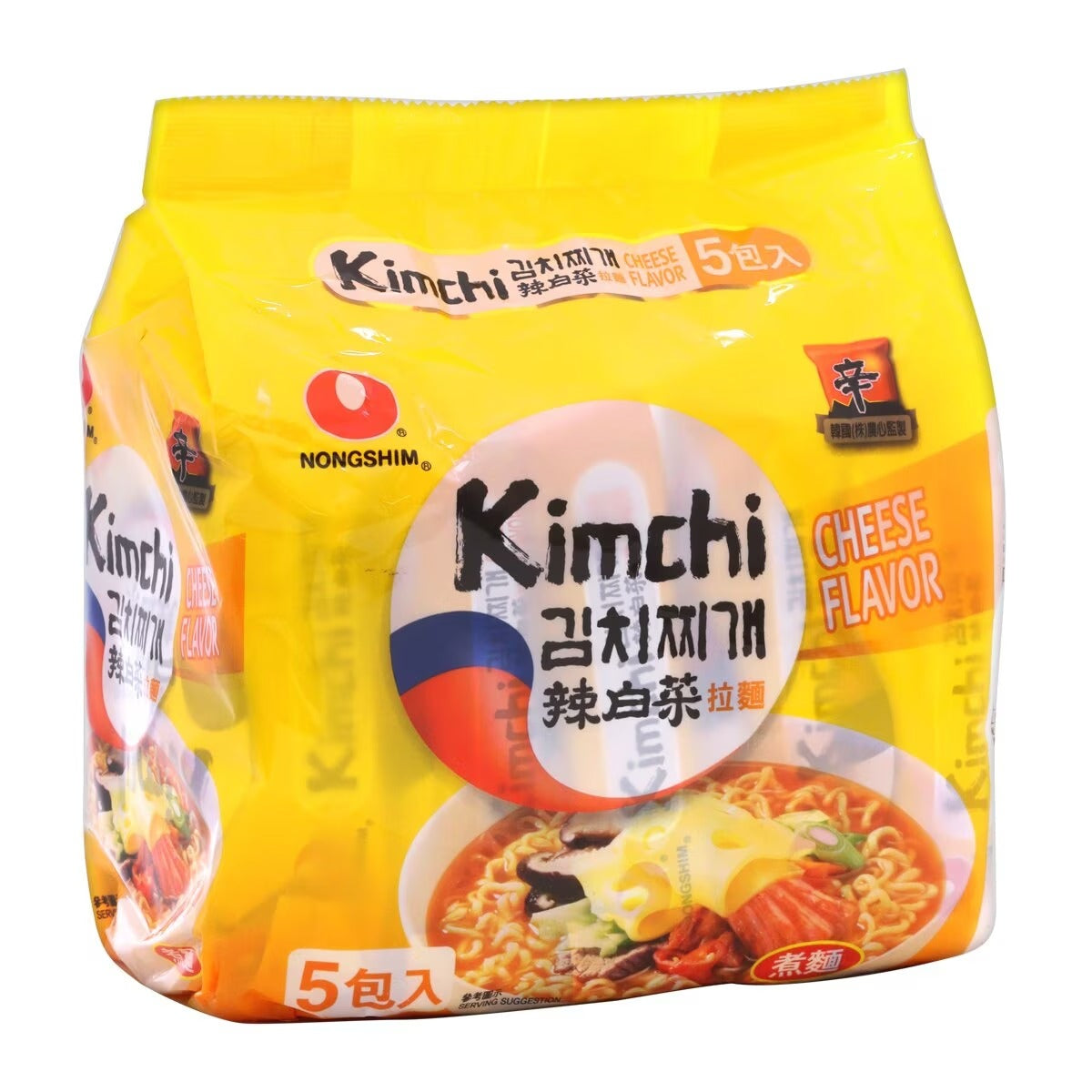 NONG SHIM Kimchi Cheese Noodle 5X120G