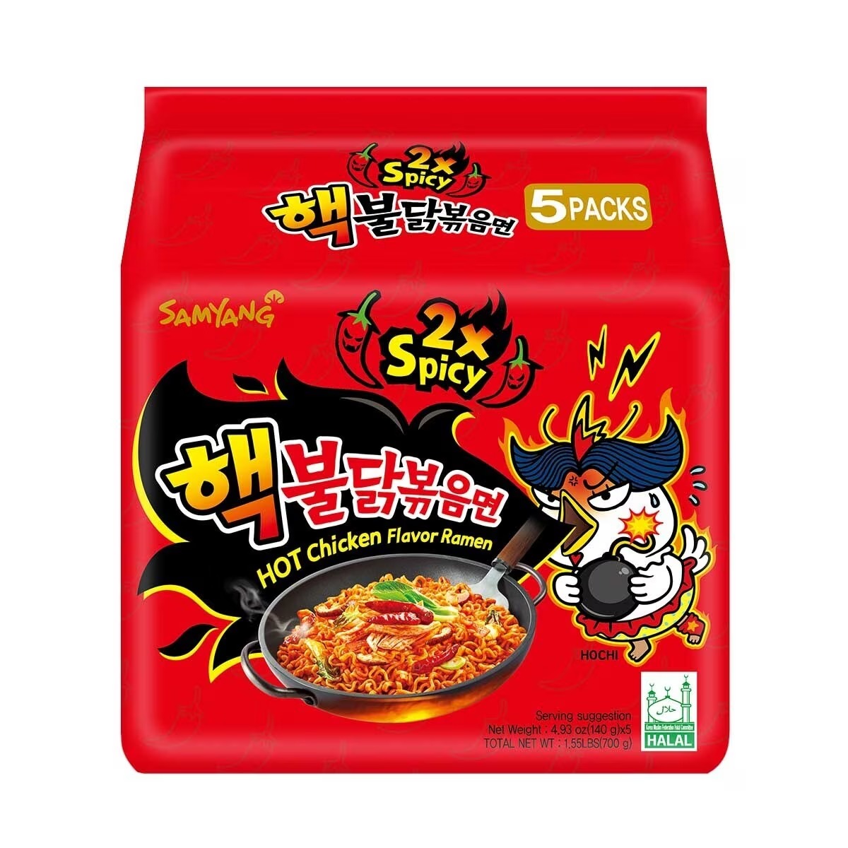 SAMYANG Hot Chicken Extreme Ramen 5X140G