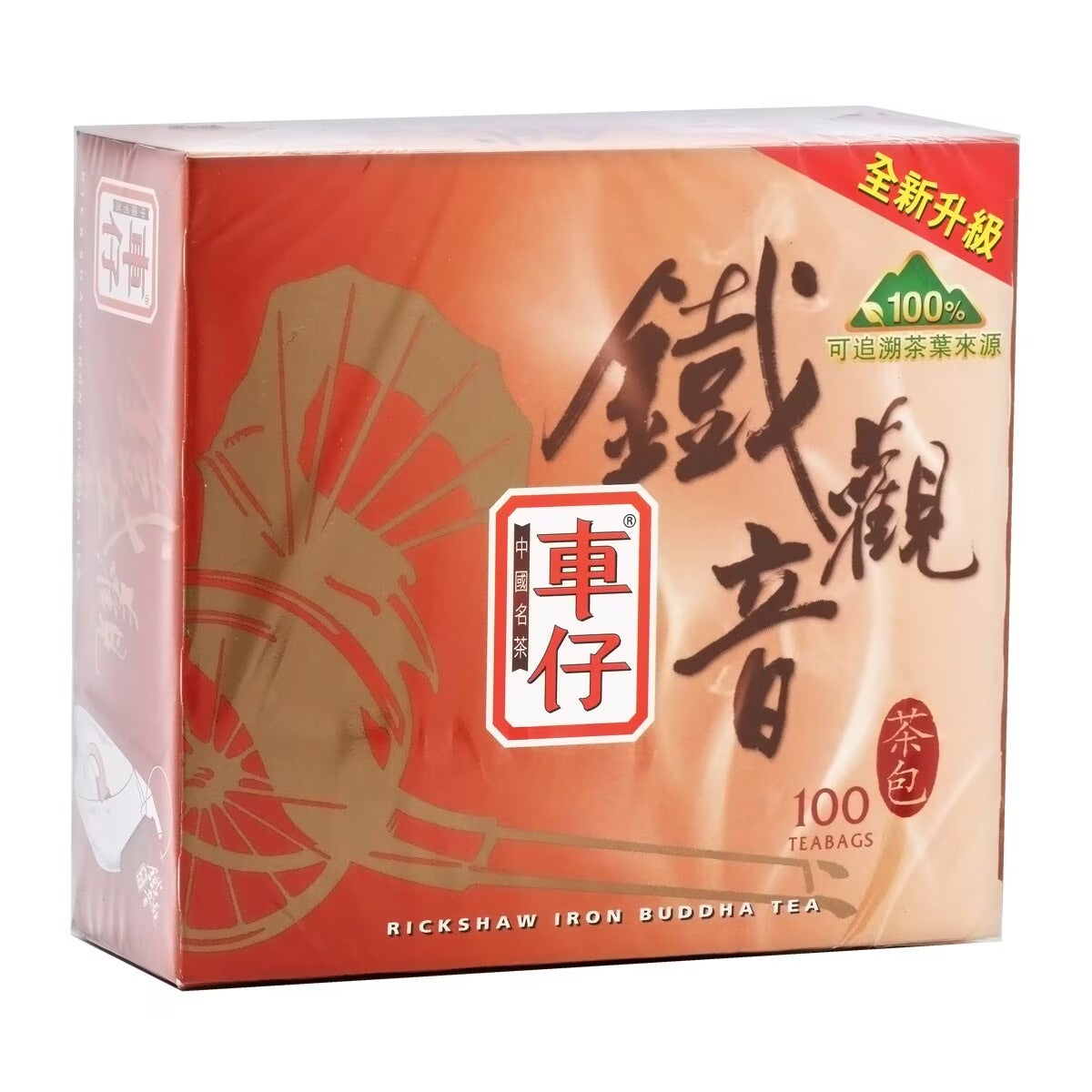 RICKSHAW Chinese Teabags Iron Buddha 100 pcs