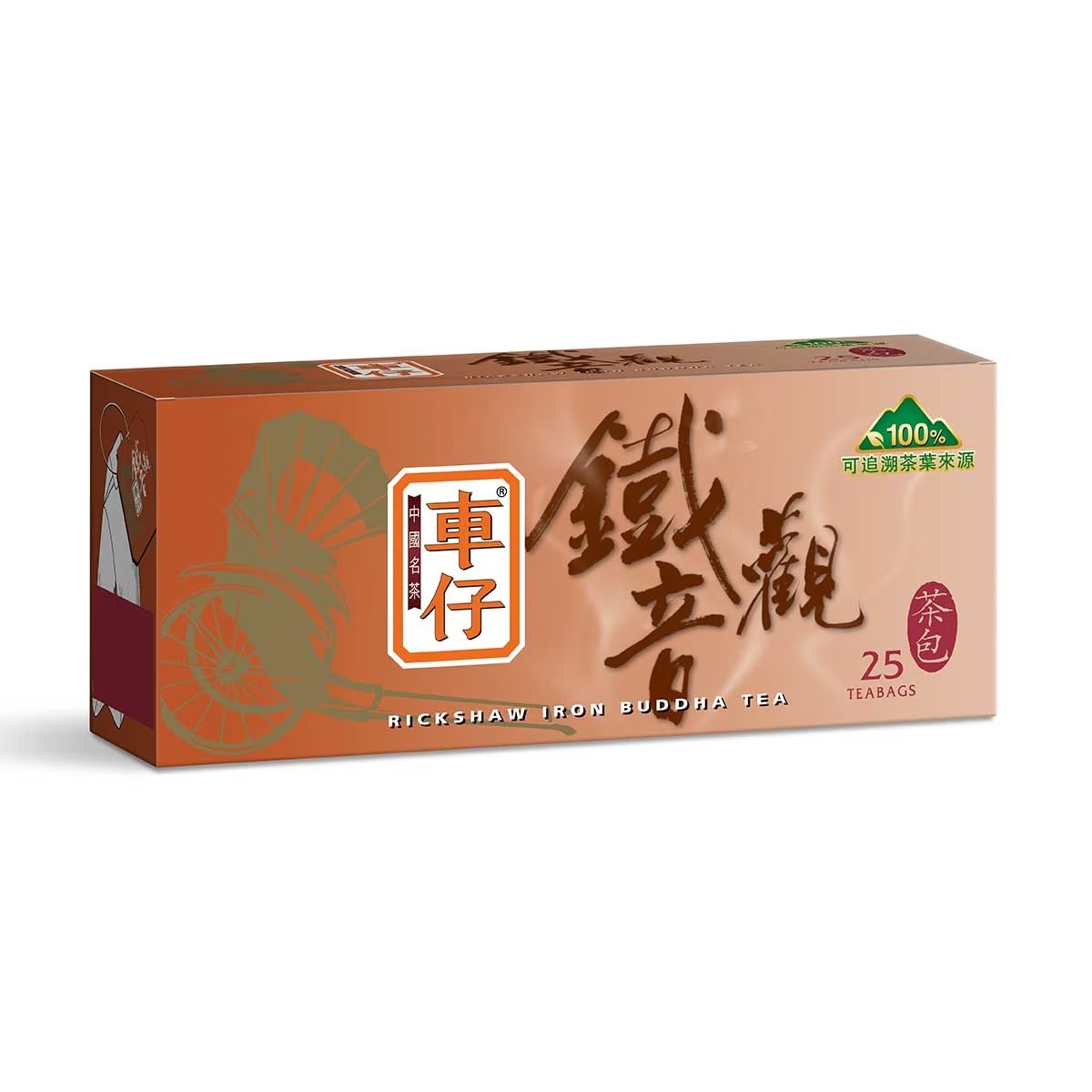 RICKSHAW Chinese Teabags - Iron Buddha 25 pcs