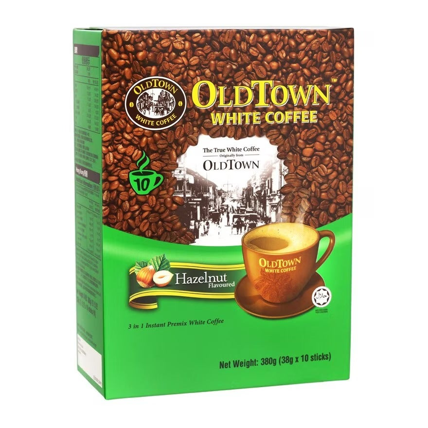 OLD TOWN 3 In 1 Hazelnut White Coffee 10 pcs