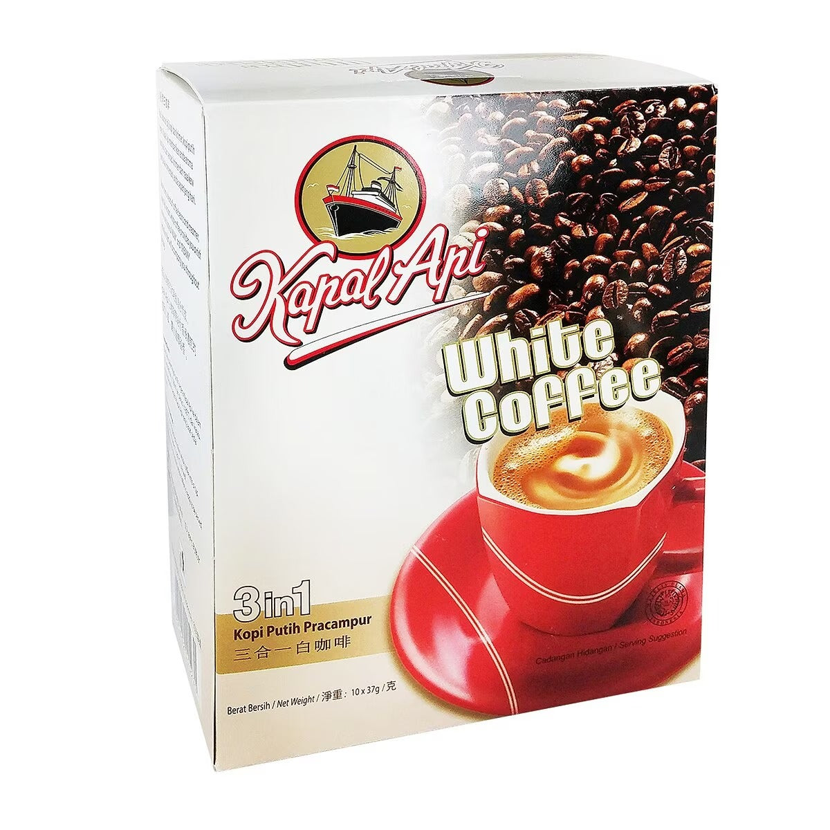 KAPAL API 3in1 White Coffee 37Gx10