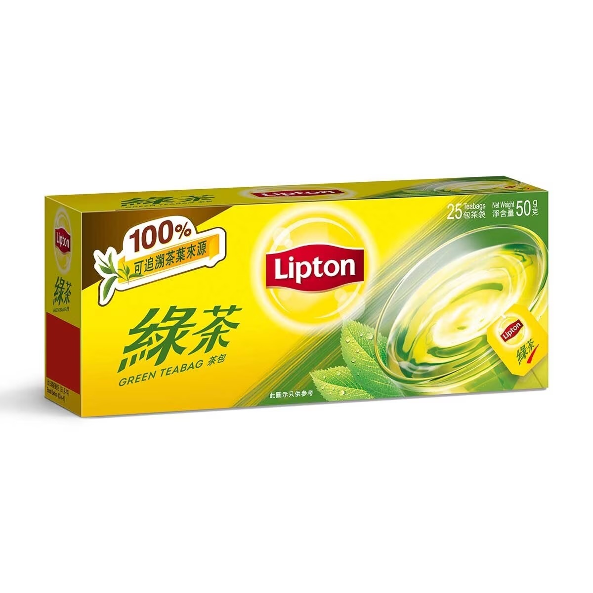 LIPTON Asian Tea Green Teabag 25X2G