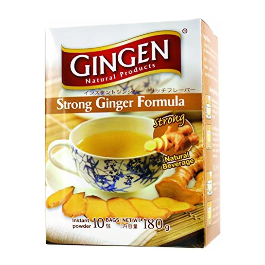 GINGEN Instant Ginger Tea Strong Formula 18Gx10