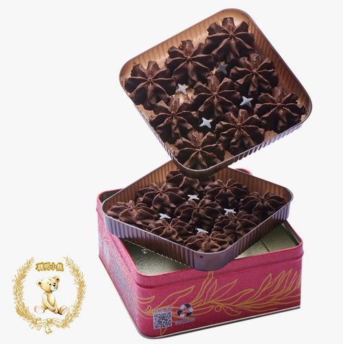Jenny Cookies Chocolate Flower Cookies 220G