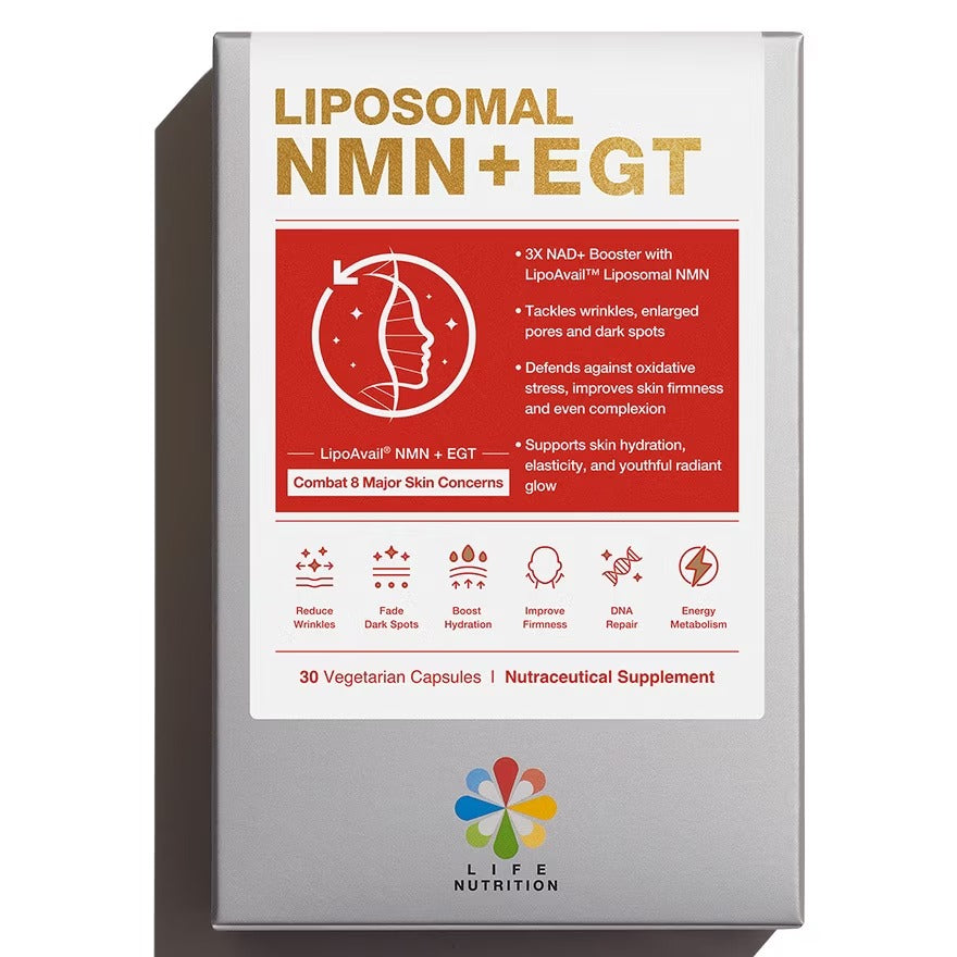LIFE NUTRITION Liposomal NMN+EGT (30 capsules)