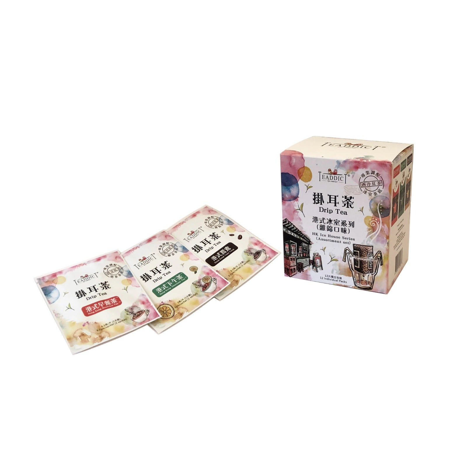 Teaddict HK Ice House Series Drip Filter Tea Bag (assorted) 8GX6