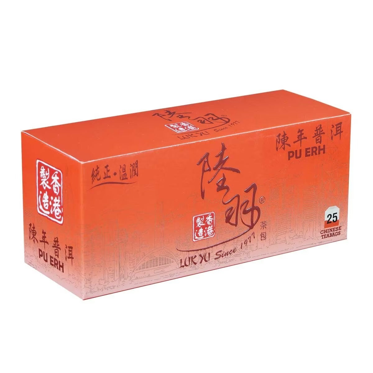 LUK YU Chinese Teabags-pu Erh 25'S