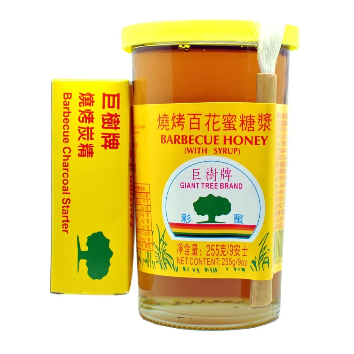 GIANT TREE Bbq Honey W/applicator 255g