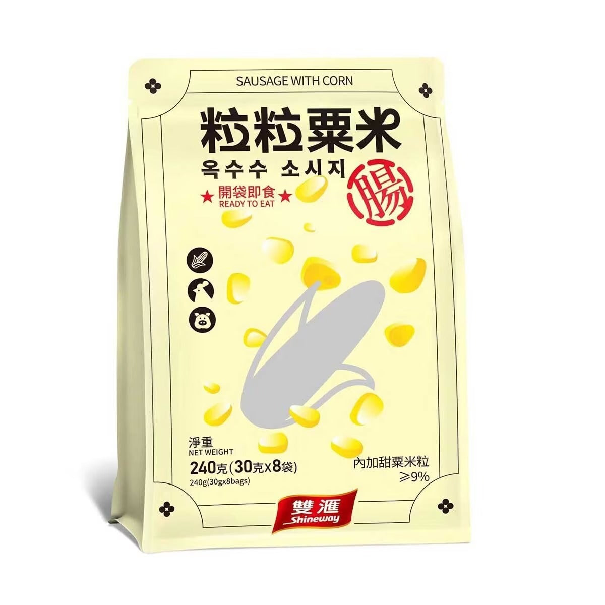 SHINEWAY Sausage With Corn 240g