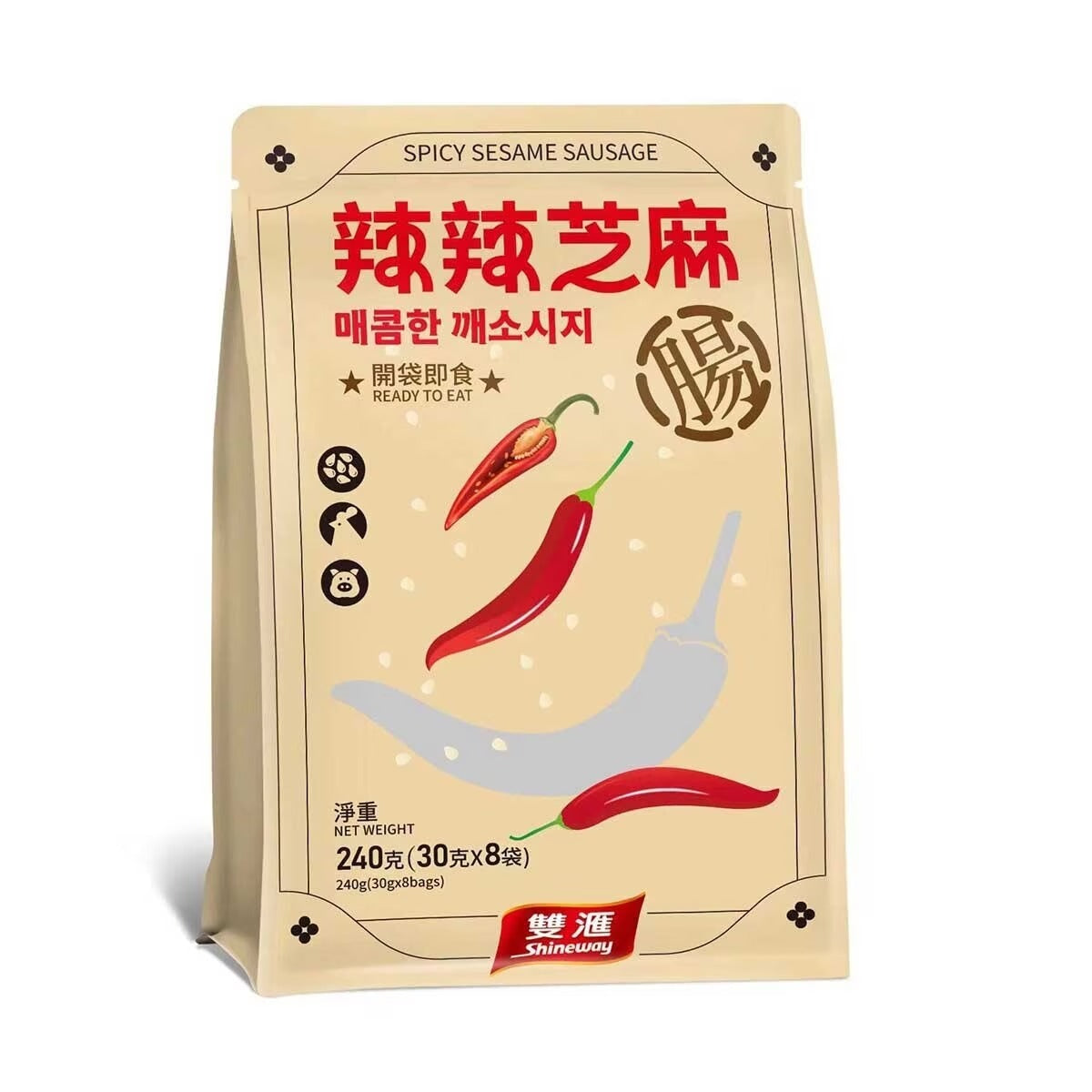 SHINEWAY Spicy Sesame Sausage 240g