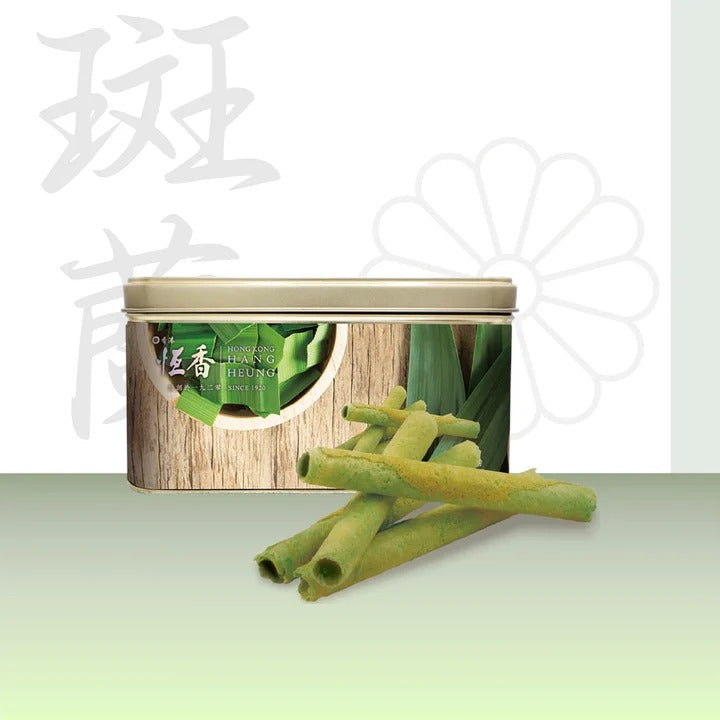 HANG HEUNG Pandan Egg Rolls (21 Pieces/Box)