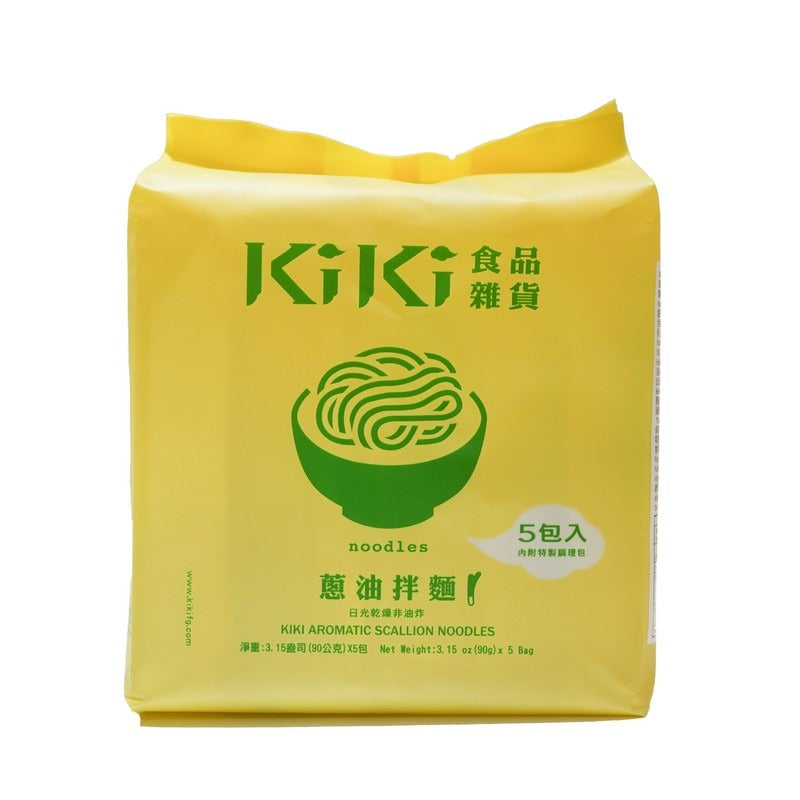KiKi Scallion Oil Dry-Stirred Noodles 5 x 90G