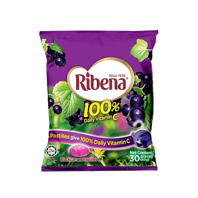 Ribena Daily Vitamin C Blackcurrant Pastilles 30PCS 60G