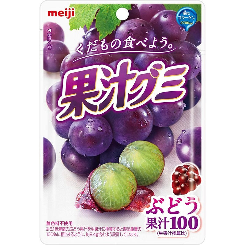 Meiji Juice Gummy Grape 54G