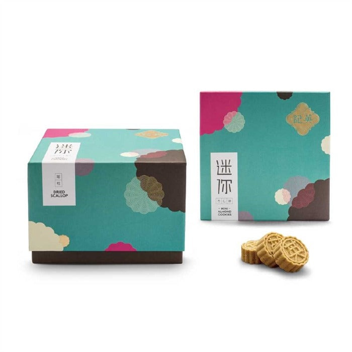 Yeng Kee Mini Almond Cookies with Dried Scallop 140g 36pcs