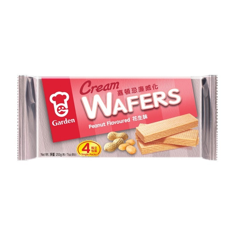 嘉頓忌廉威化餅花生 200G