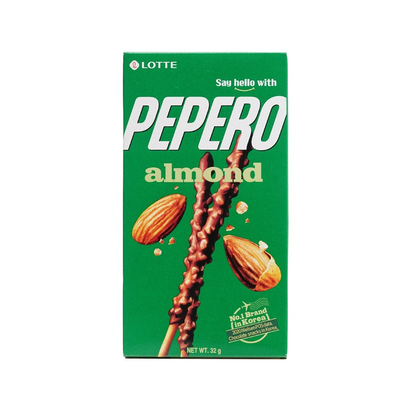 樂天杏仁朱古力餅棒 32G