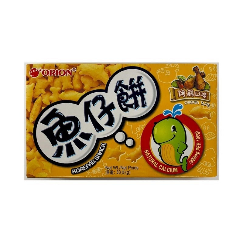 東洋牌烤雞味魚仔餅 33G