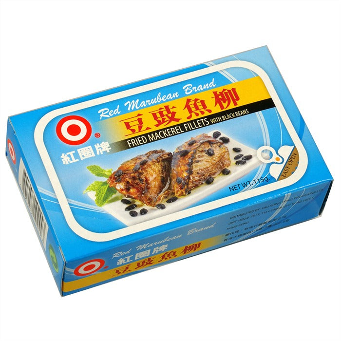 Red Marubean Fried Mackerel Filletswith Black Beans 115g
