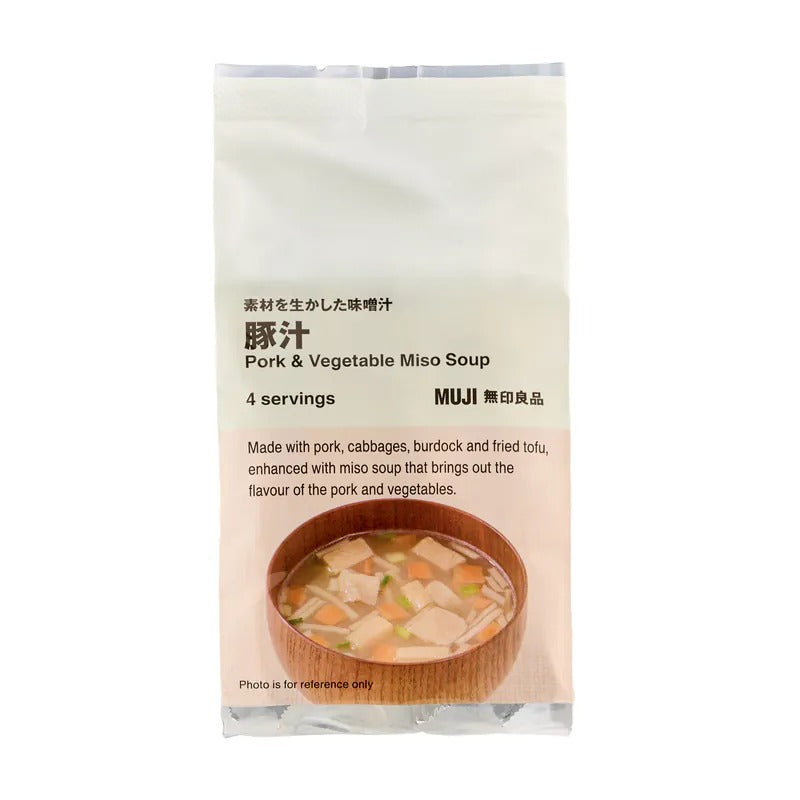 MUJI Pork & Vegetable Miso Soup 4PCS