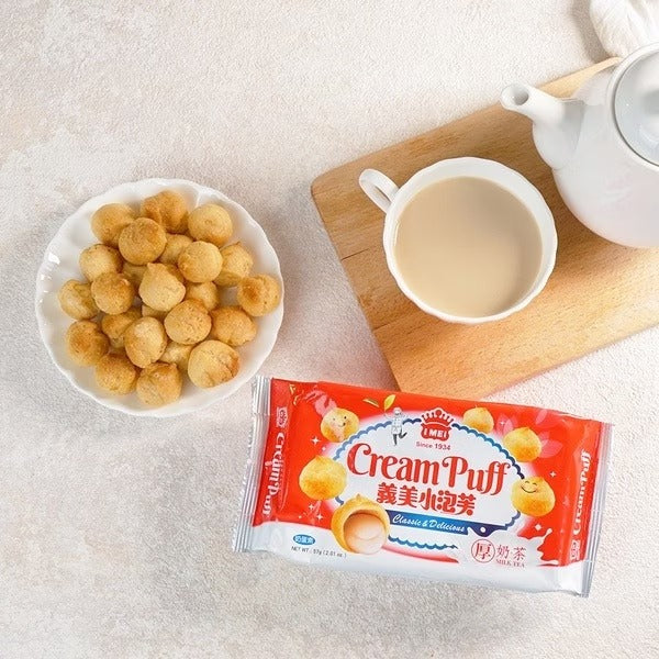 I-Mei Rich Milk Tea Cream Puffs 57G
