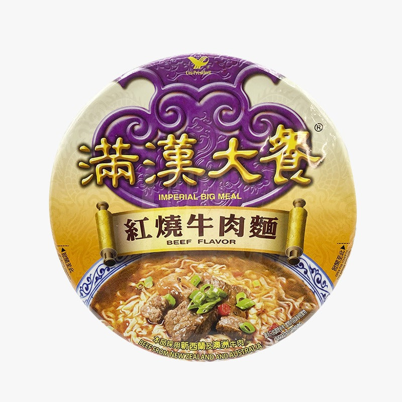 Uni President Imperial Big Meal Beef Bowl Noodle 187G (Random Packaging)