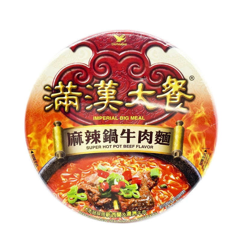 Uni President Imperial Big Meal Super Hot Pot Bowl Noodle 204G (Random Packaging)