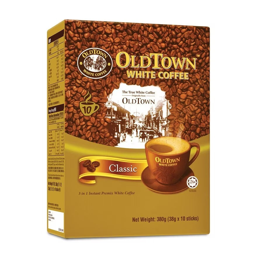 OLD TOWN 3 In 1 Classic White Coffee 10 pcs