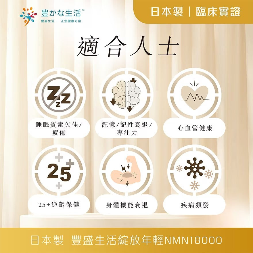 YUTAKANA SEIKATSU NMN 18000 60S