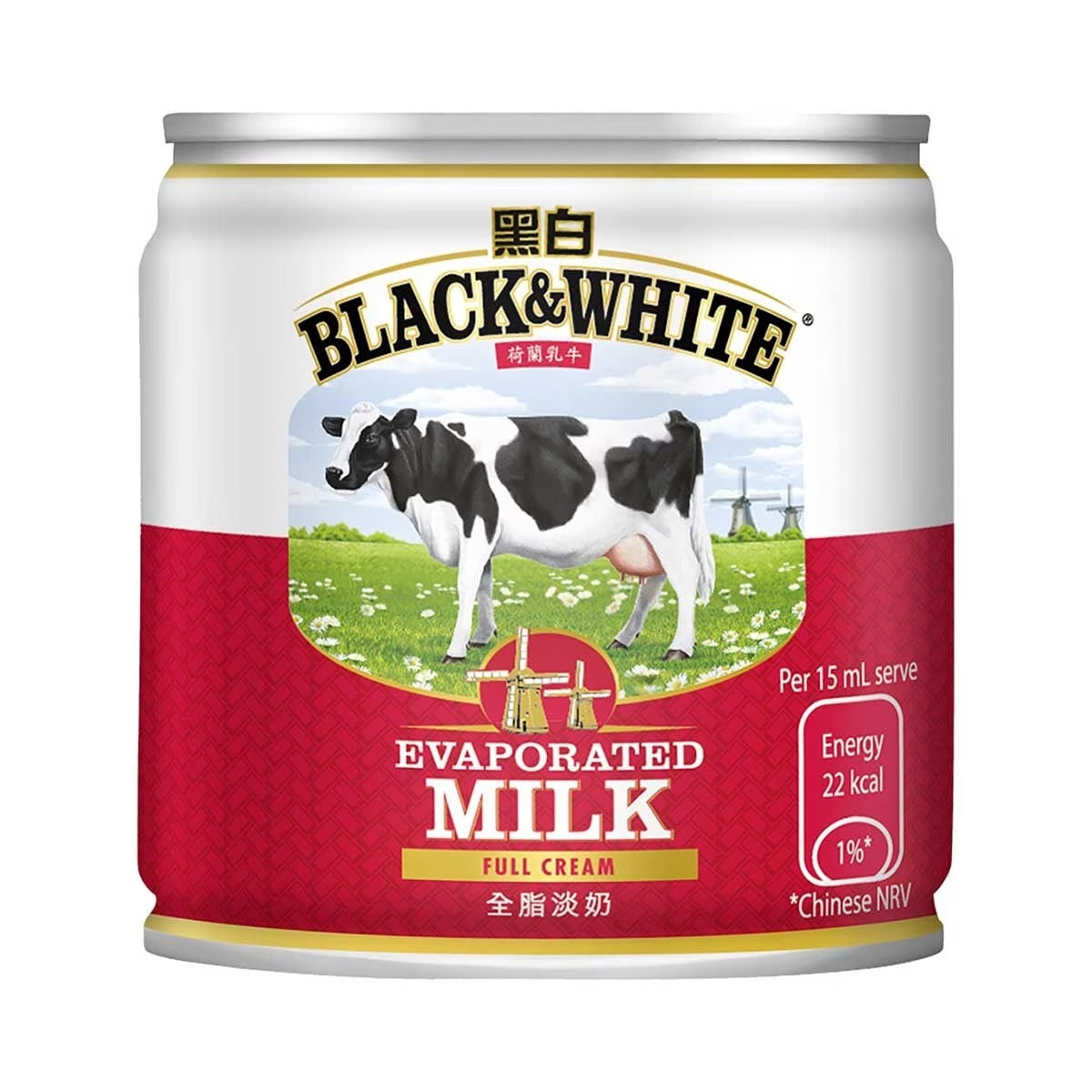 BLACK & WHITE Full Cream Evaporated Milk 160ml