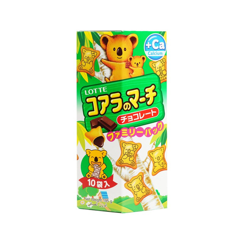 樂天朱古力小熊餅 195G