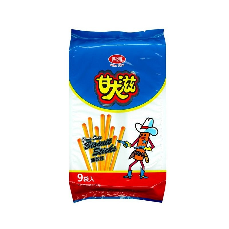 四洲甘大滋餅乾條家庭裝 153G
