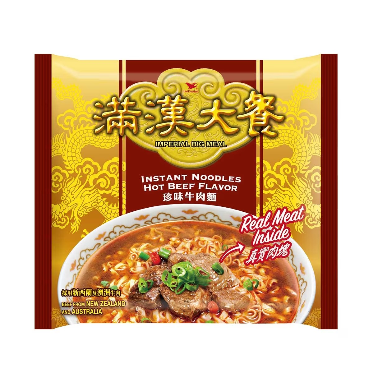 統一滿漢大餐珍味牛肉麵單包裝 195G