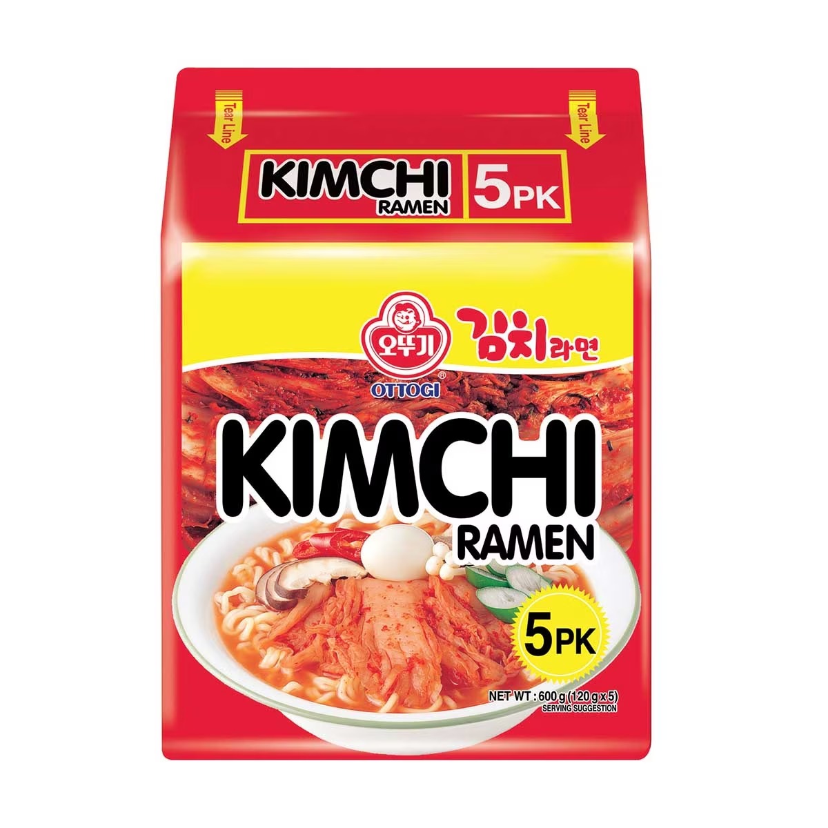 OTTOGI Kimchi Ramen 5X120G