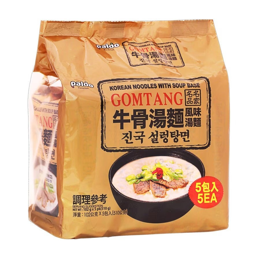 PALDO Gomtang Noodles 102G X 5