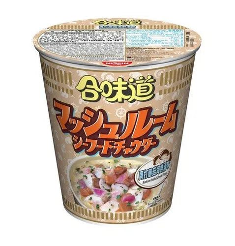 NISSIN Cup Noodles Mushroom Seafood Chowder Flavor 75g