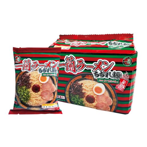 ICHIRAN Ramen - Curly Noodles including Original Spicy Red Seasoning (5 Servings)