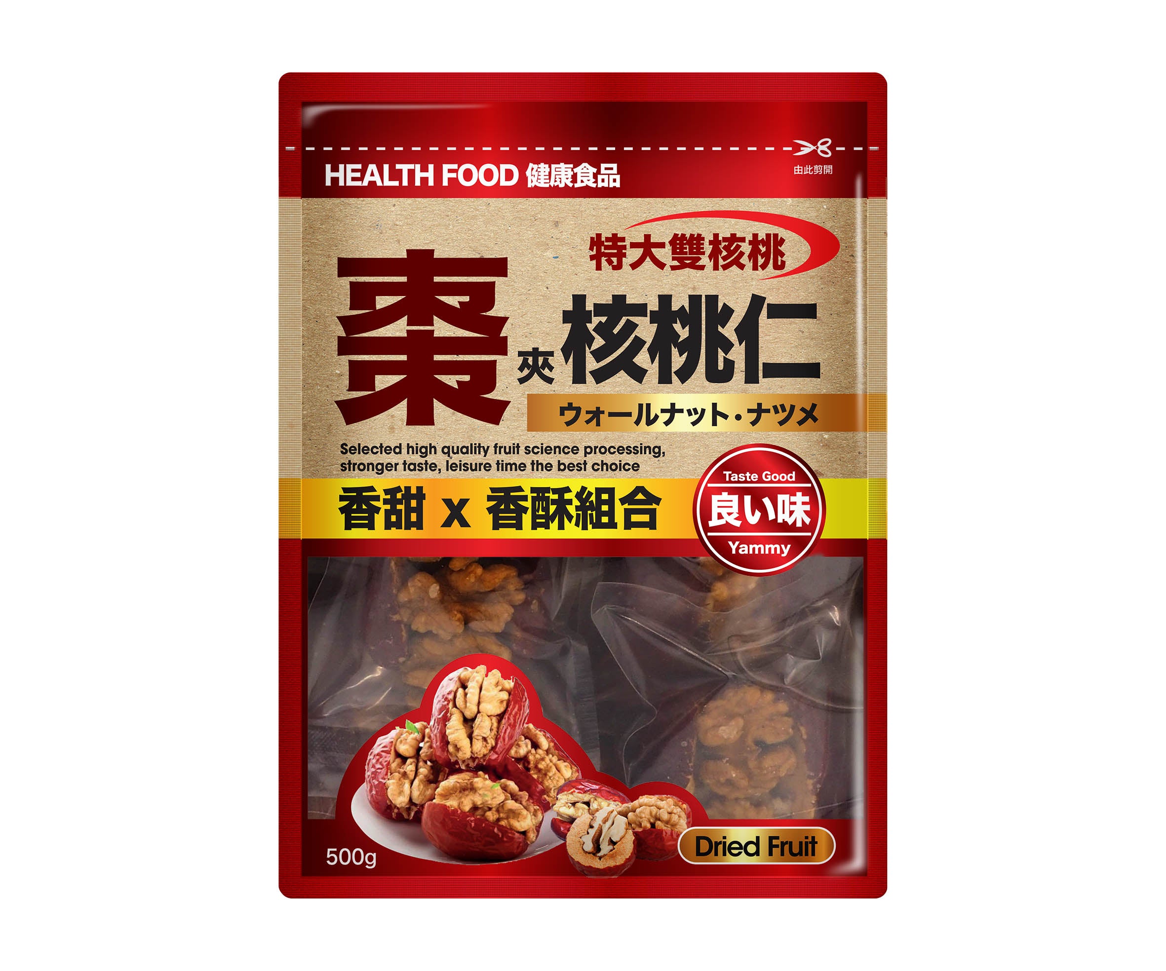 Yan Yue Tong Jujube With Walnut Snack 500G